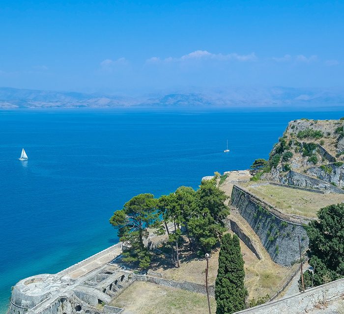Corfu, Krf, pogled ka Albaniji